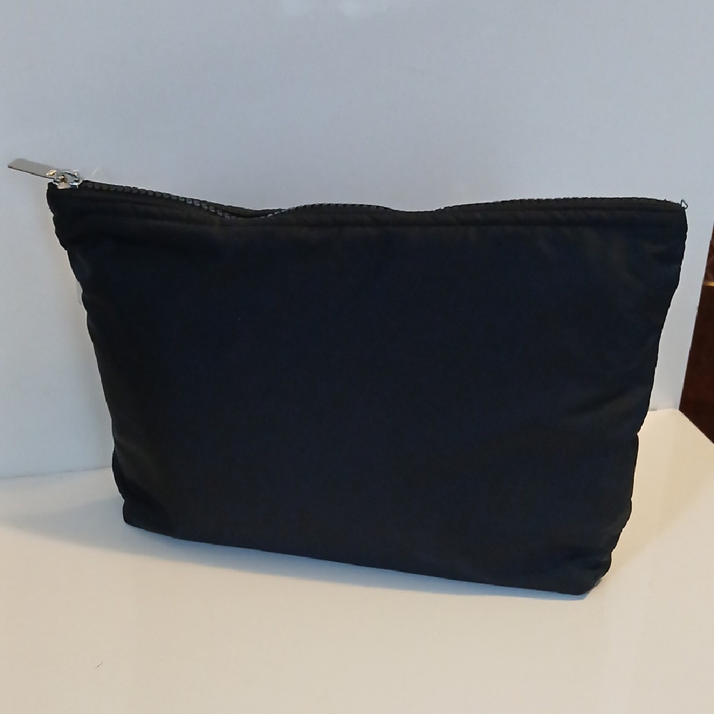 Chic Black Cosmetic Bag  NWT